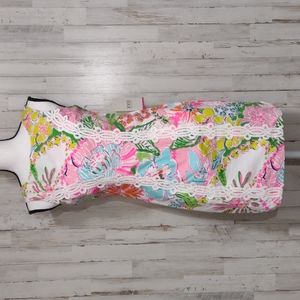 NWT Lilly Pulitzer Multi-Color Floral Sleeveless Dress